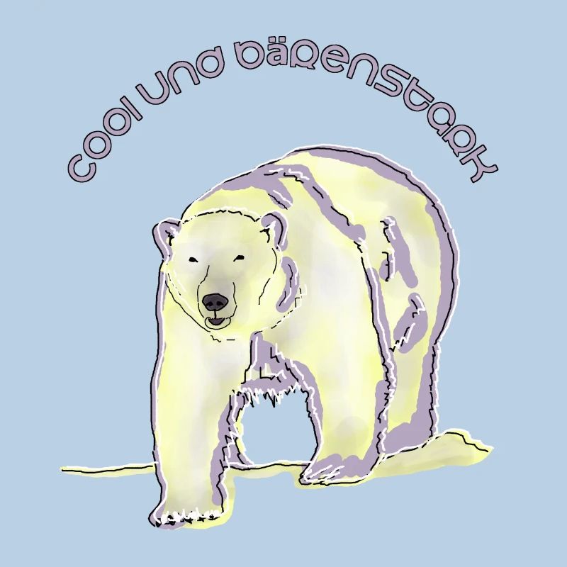 cool, strong as a bear, polar bear