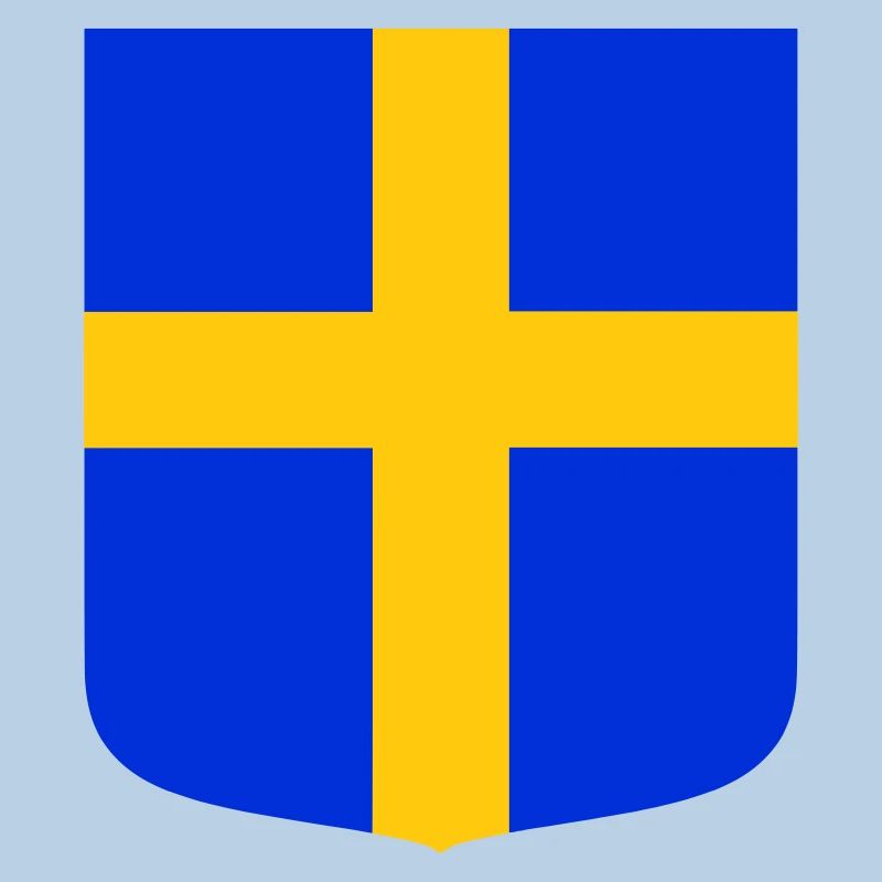 Drapeau bouclier Suède