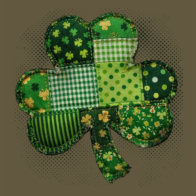 Trèfle – St. Patrick vintage en patchwork