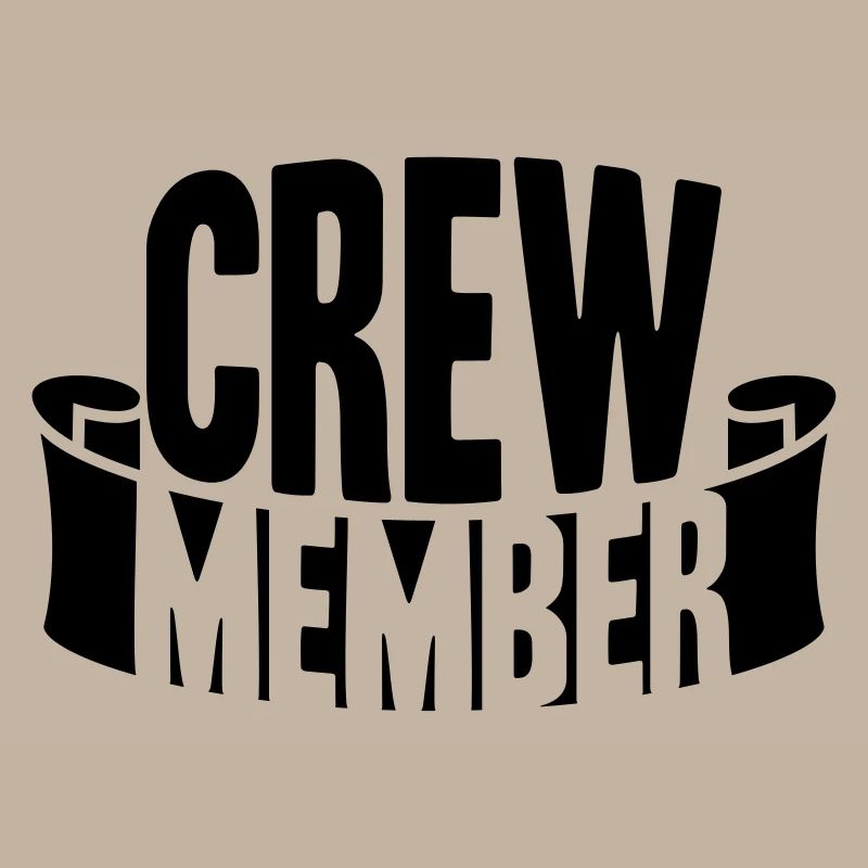 Cool Crew Member Banner Logo