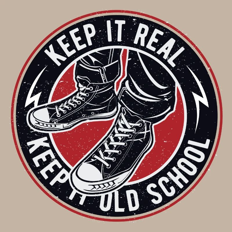 Keep It Keep Real It Old School Vintage