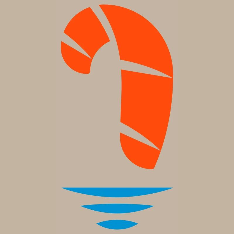 Logo du kitesurfeur