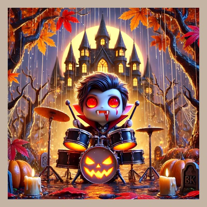 Vampire Batteur d'Halloween