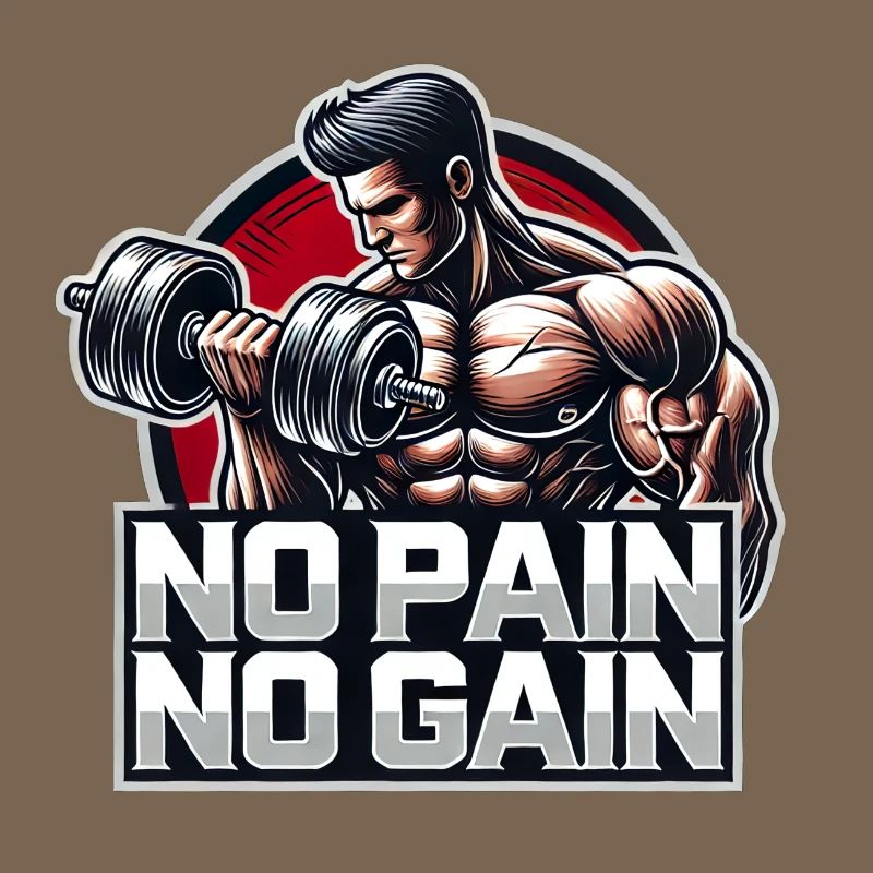 PAS DE DOULEUR - PAS DE GAIN - FORME PHYSIQUE - MOTIVATION - DEVISE
