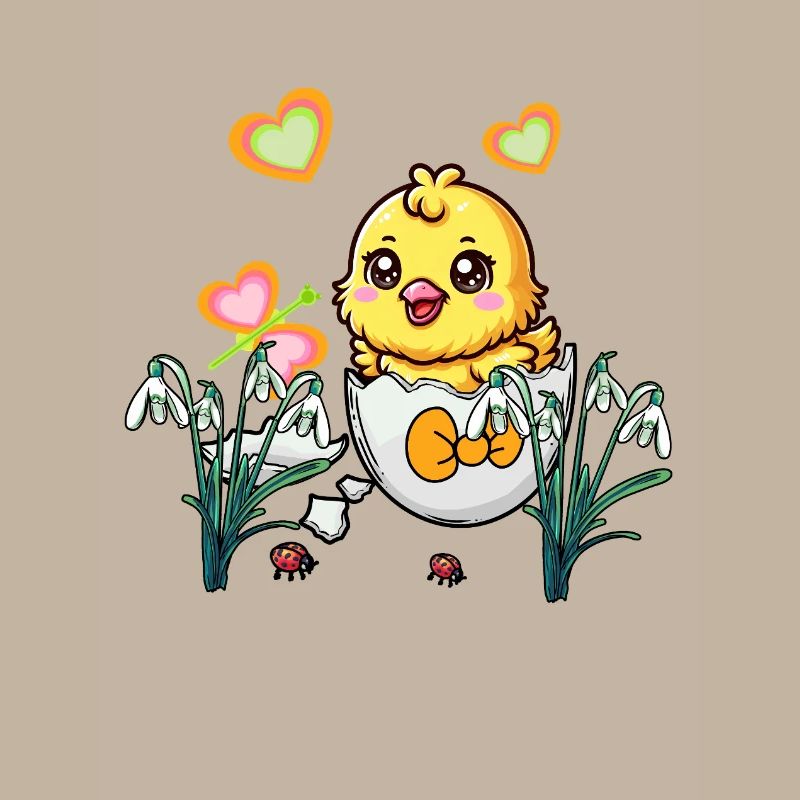 Easter Egg Easter Chick Retro Eggs Egg Kids
