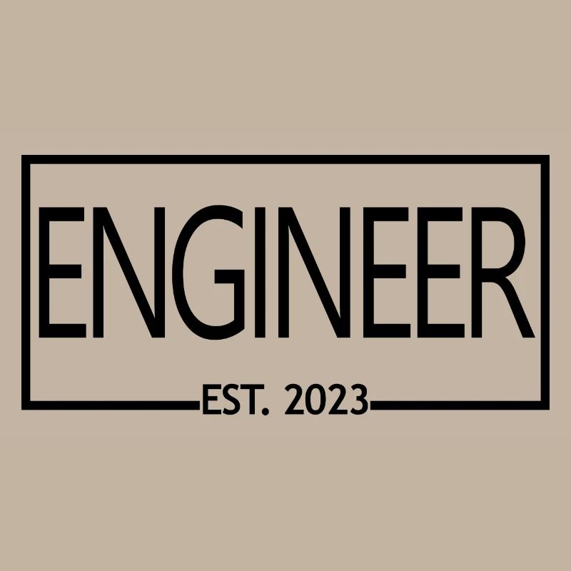 Engineer Est. 2023 Graduation Engineering Student