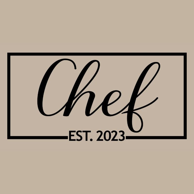 Chef Est. 2023 Graduated Chef Culinary Art Student