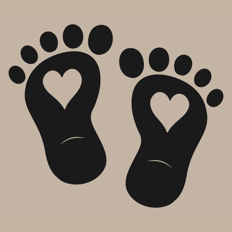 Pieds d’enfants naissance de bébé