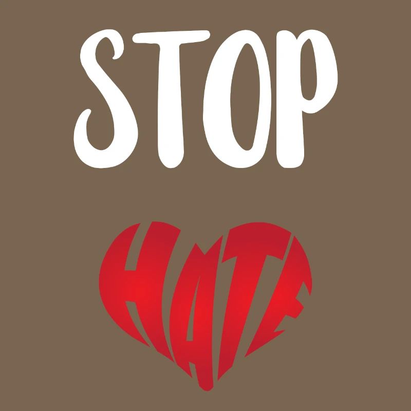 No Hate Dislike Stop Hate Anti Hate