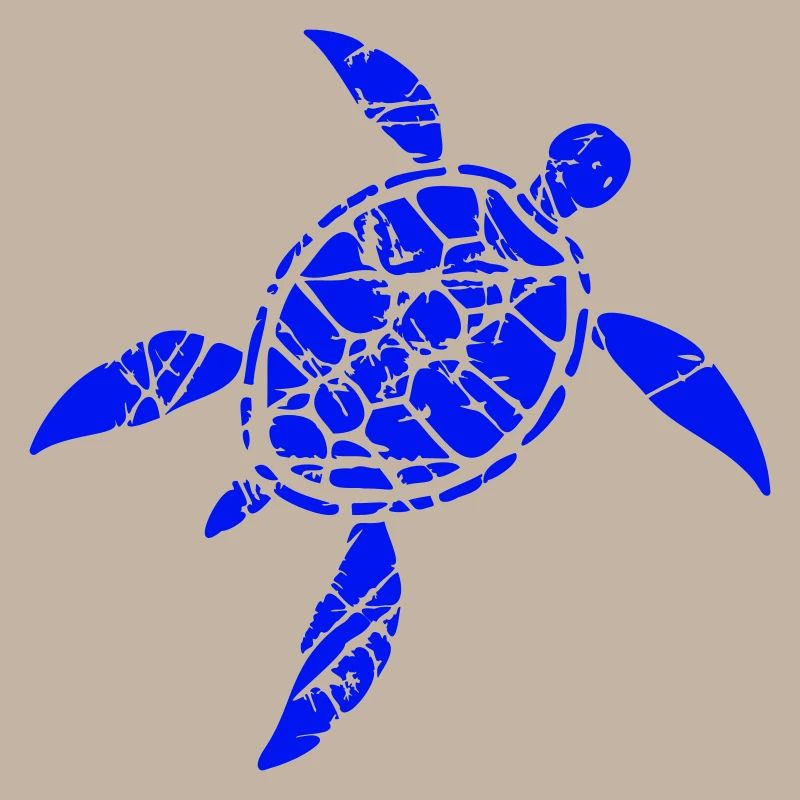 Turtle Pattern Cracks Scratches Vintage Retro