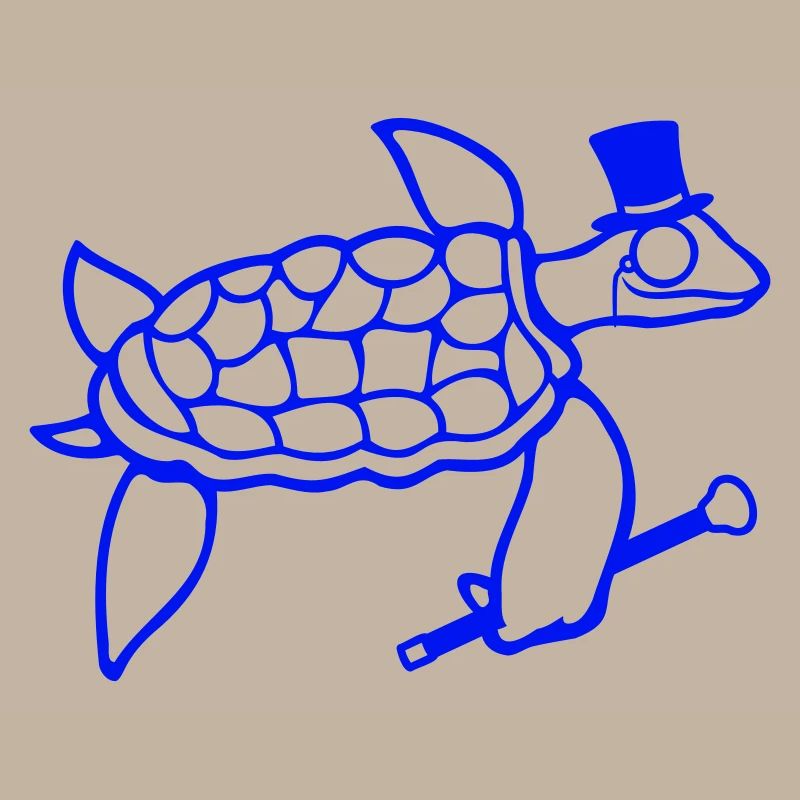 Mr. Turtle Sir Monocle Top Hat Rich