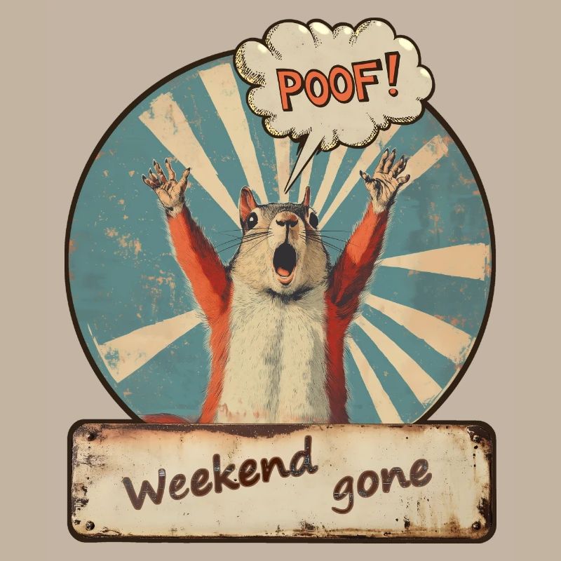 POOF! Weekend gone