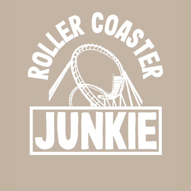 Roller coaster junkie for adrenaline lovers