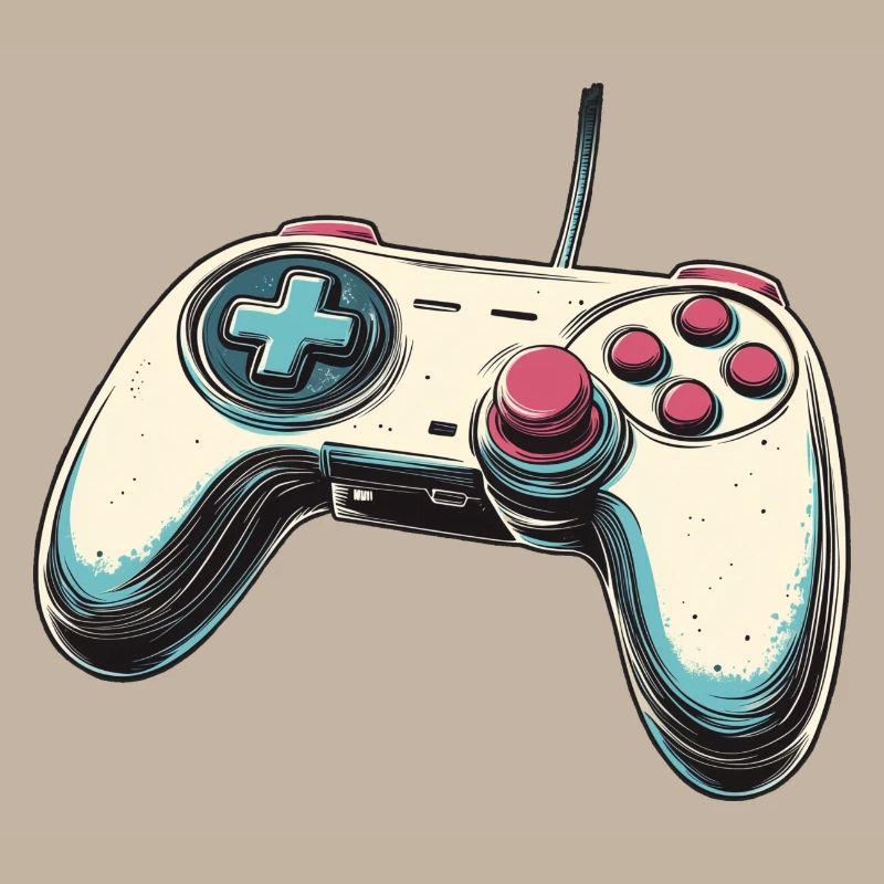 Gamepad, Gamepad, Controller Logo and Joystick