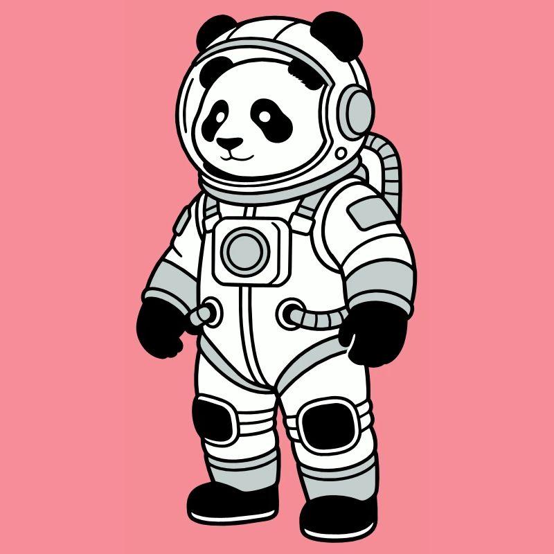 Combinaison spatiale panda bear
