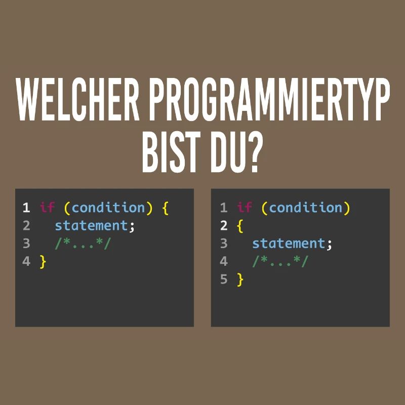 Welcher Programmiertyp bist du?