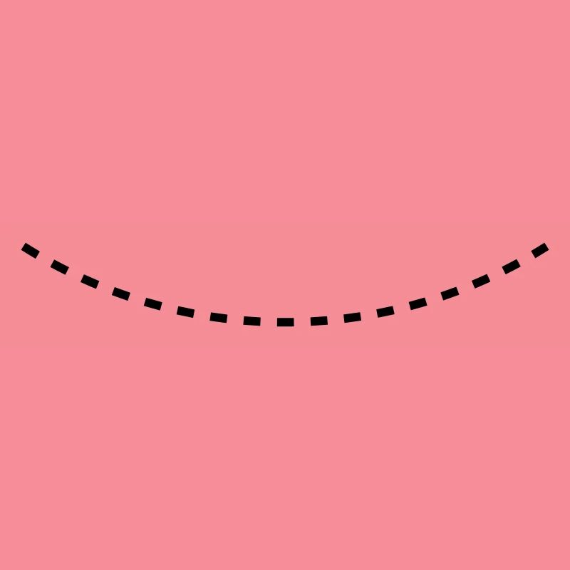 Dashed Curved Line