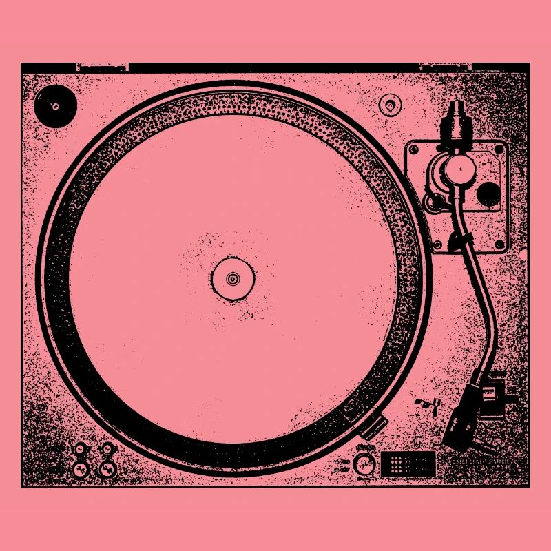 TECHNO Tee - Platines vinyles