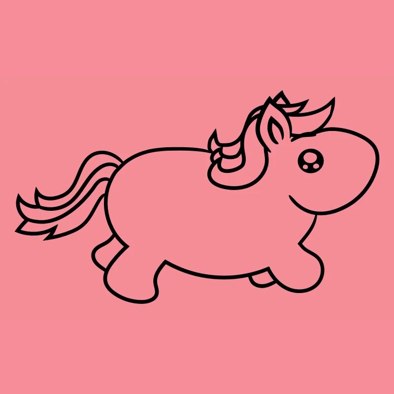 peu grosse graisse douce mignon bébé poney cheval