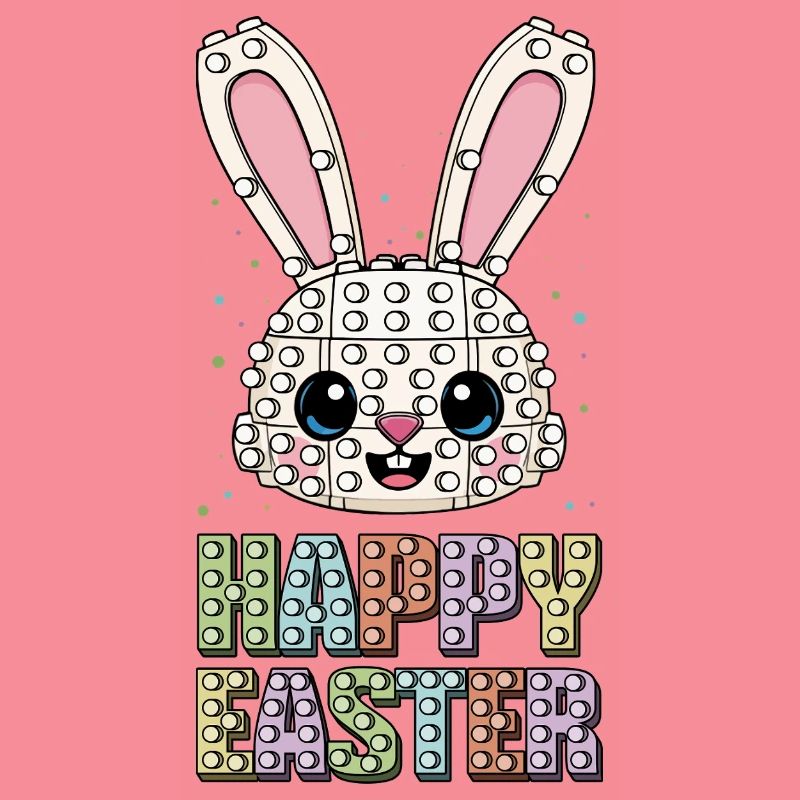 Master Builder Brick Builder Bunny Face Bricks