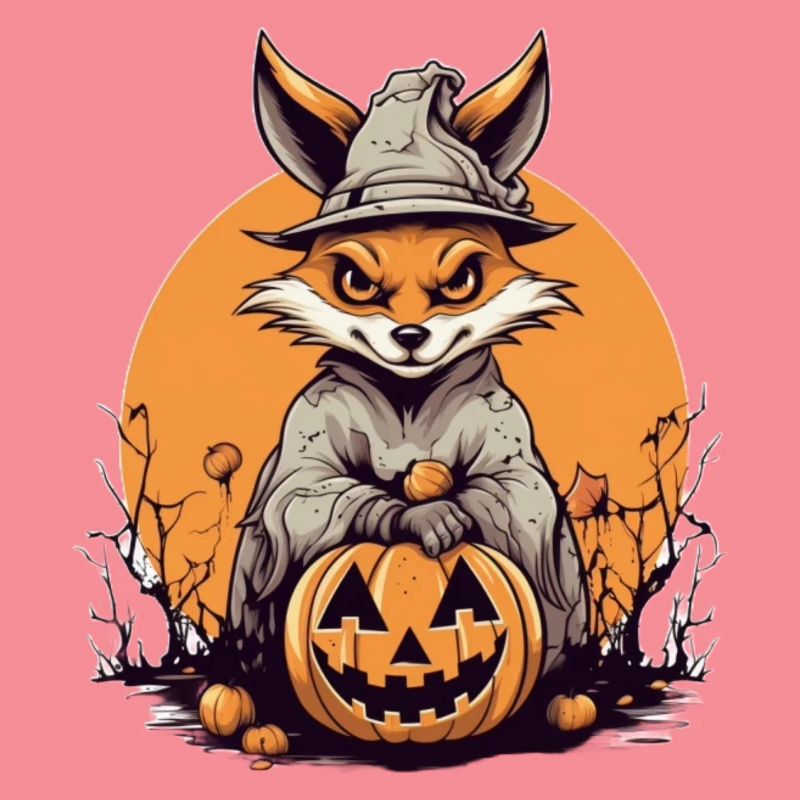 Grim Fox in the Witch's Forest