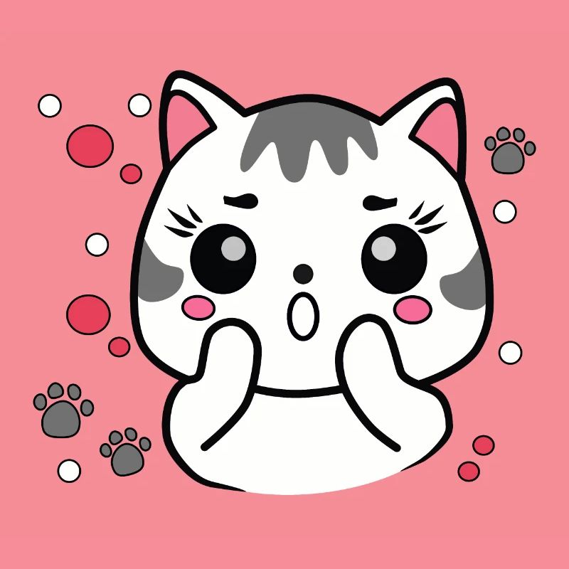 Surprised Cute Cat
