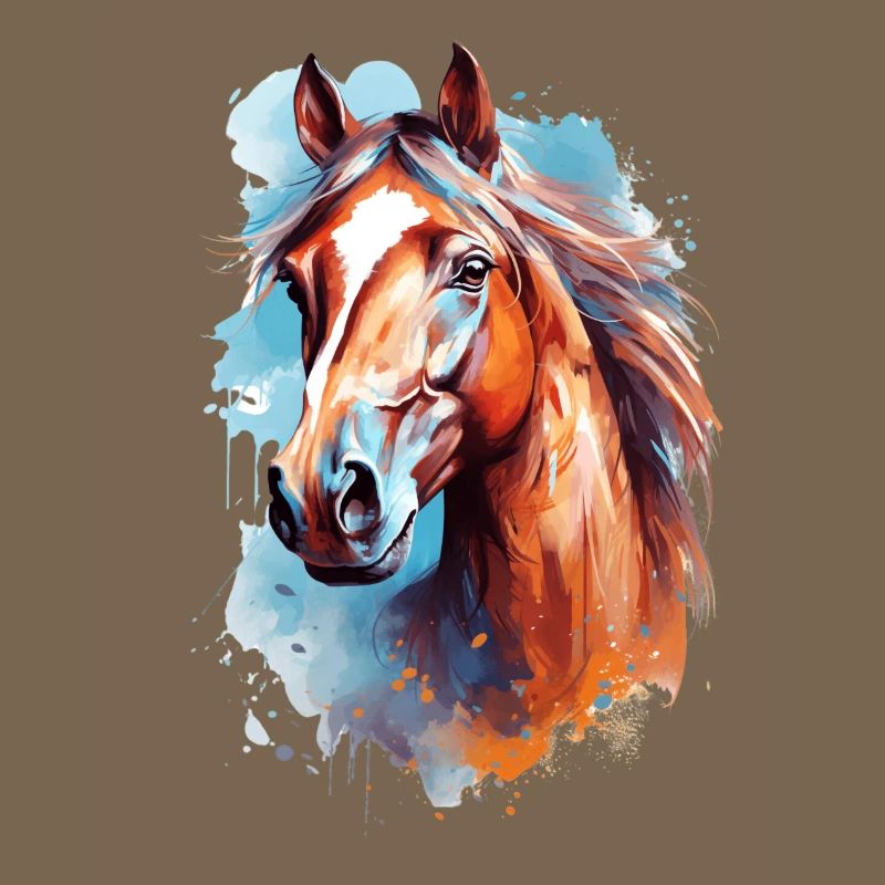 Conception du cheval Aqaurell
