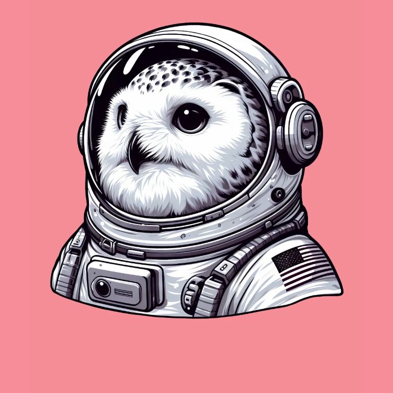 Harfang des neiges astronaute aventure spatiale
