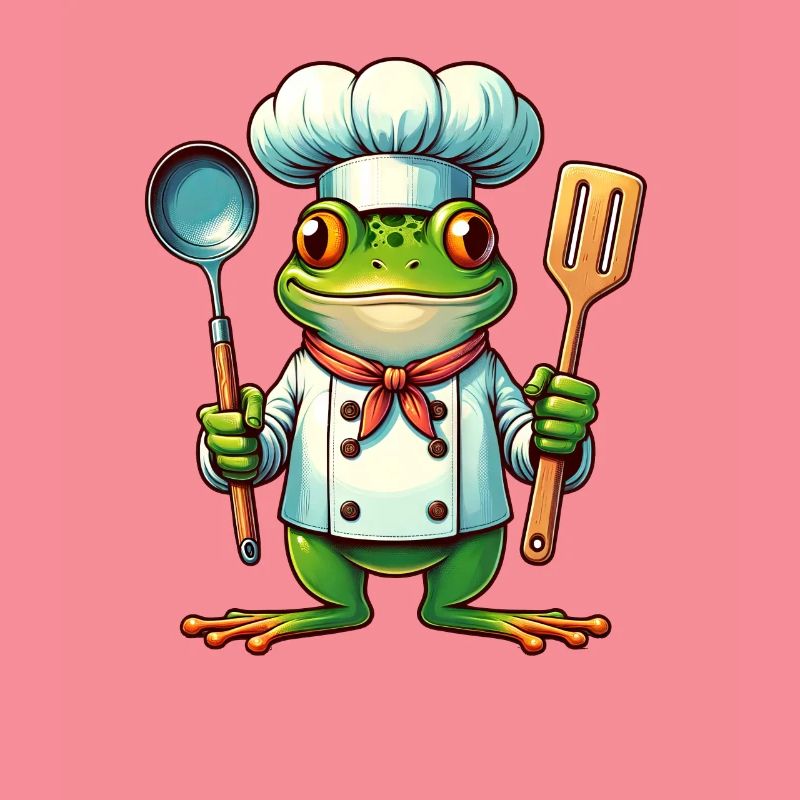Chef Frog Funny Kitchen Design