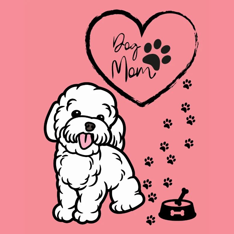 Pull mignon pour maman chien, pull chiot pour femme