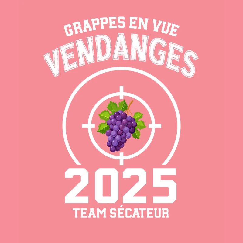 Vendanges 2025 Grappe de Vigne et Cible