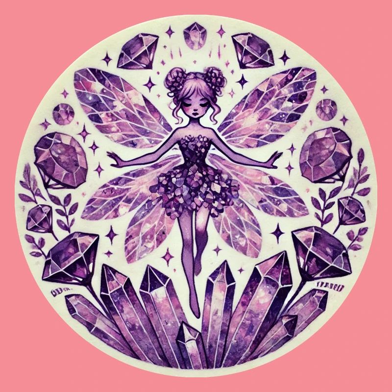 Conception de fée de cristal mystique