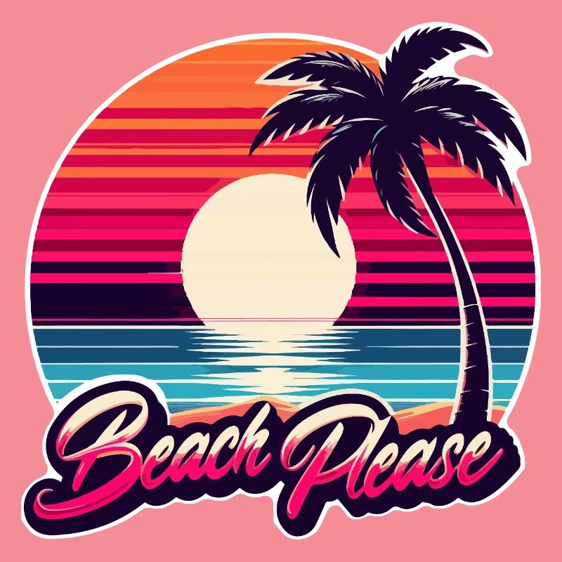 Coucher de soleil plage Beach Please