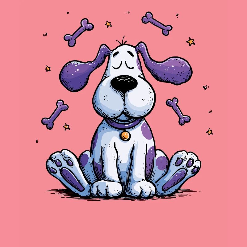Chien de l’Espace avec Étoile d’Os