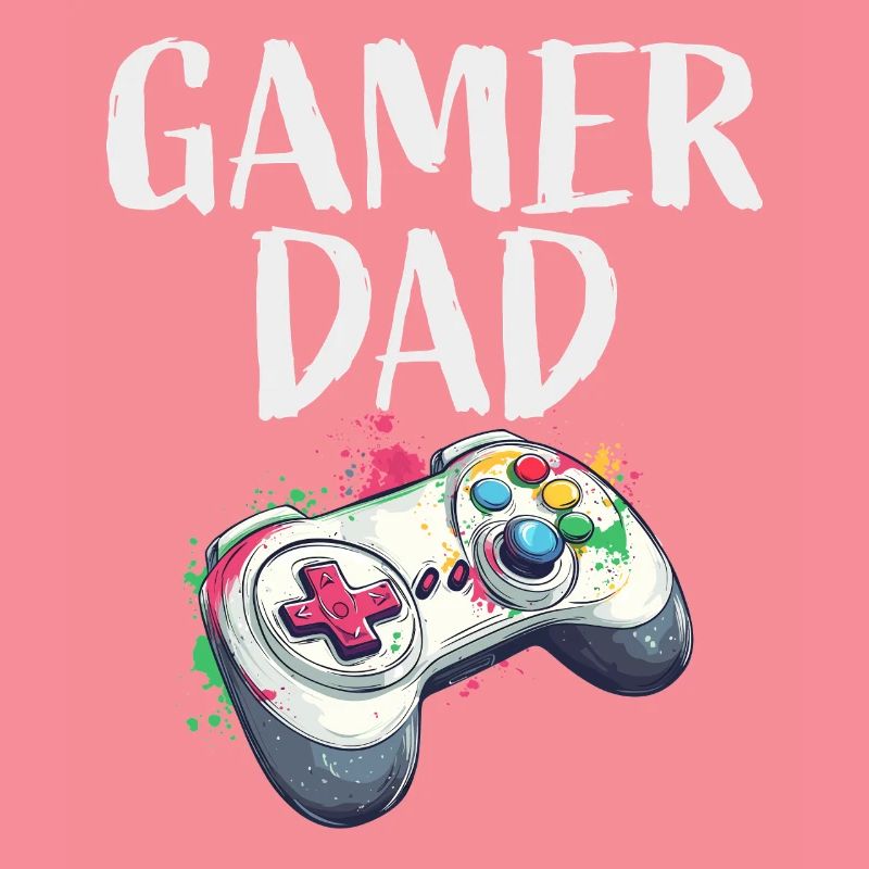 Gamer Dad Controller Splash