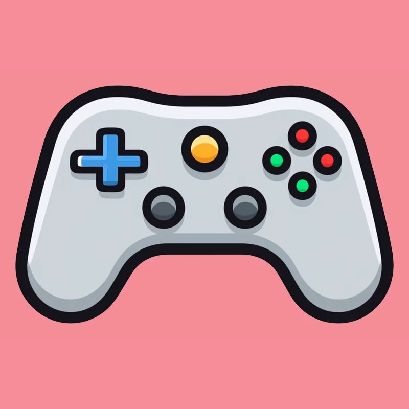 Gamepad Logo, Controller, Retro Console