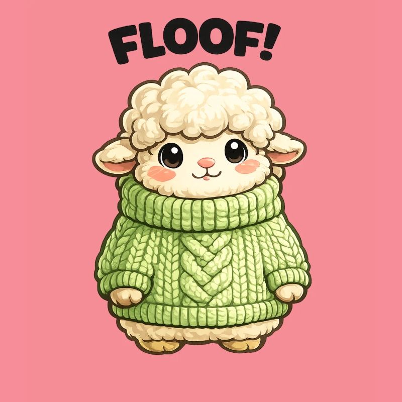 Cuddly Sheep Sweater Design