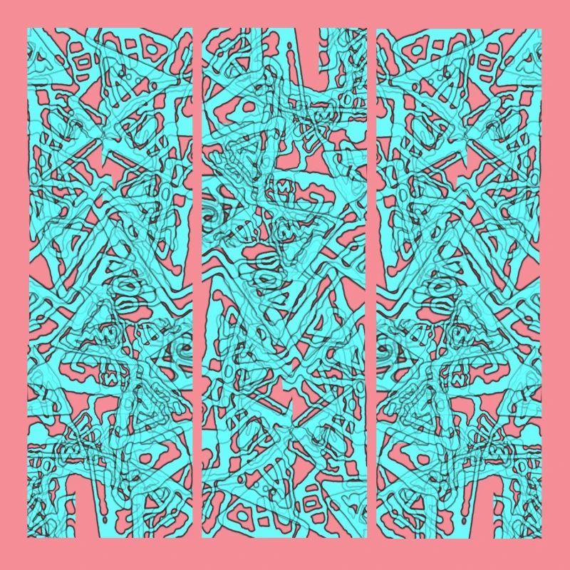 Triptyque du Chaos Turquoise