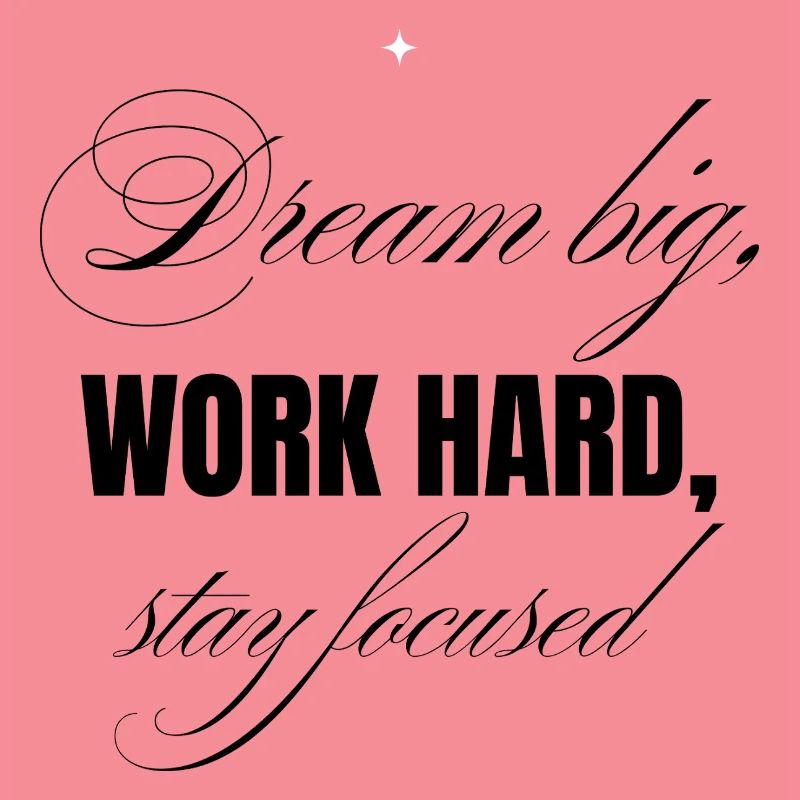 work hard