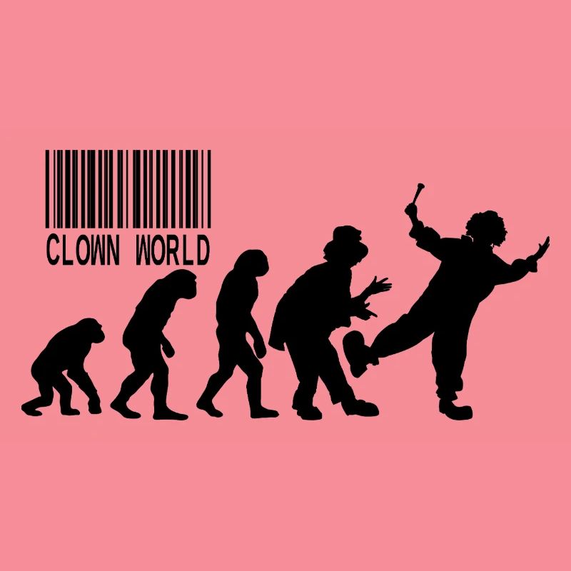 Clown World Evolution parody