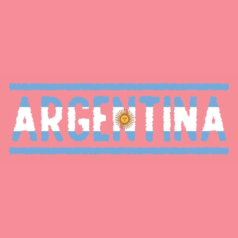 Texte du drapeau argentin Design vieilli de la Sun Pride
