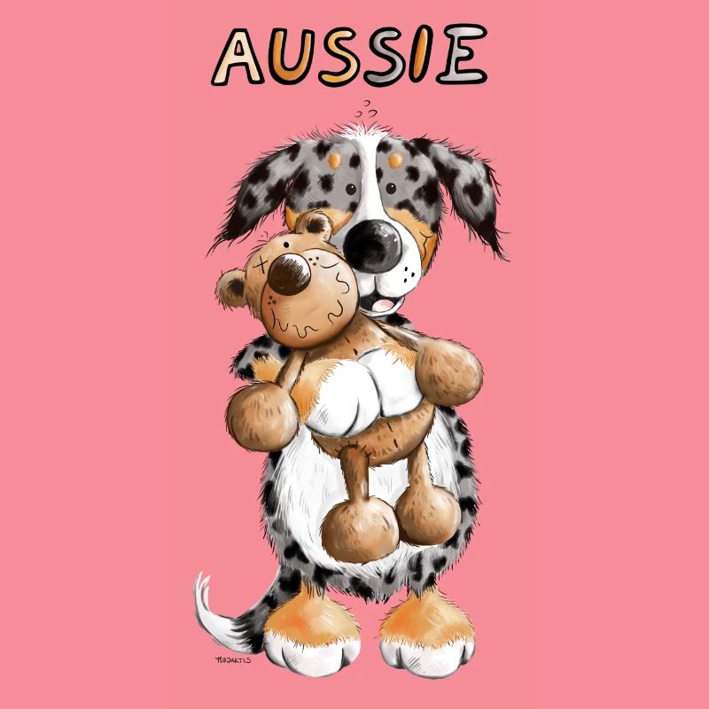 Aussie with teddy