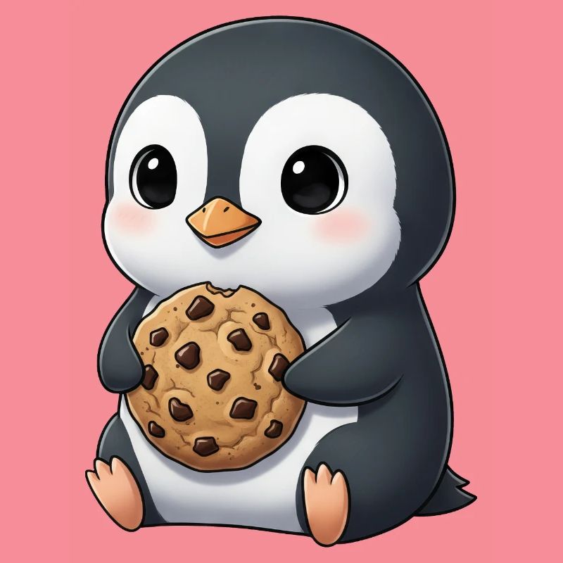 Biscuits pingouins mignons Biscuits de dessin animé Candy