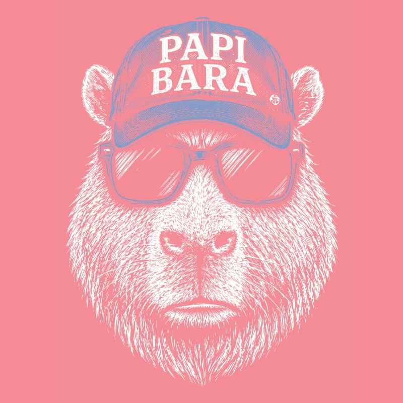 Papi Bara Bear avec des lunettes de soleil