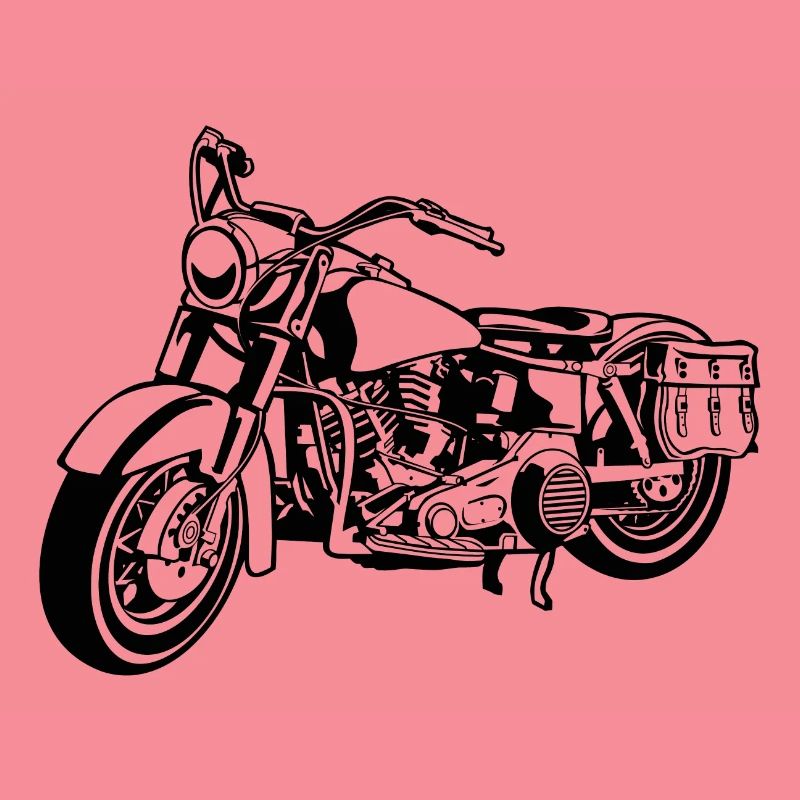 Chopper motorcycle 10_black