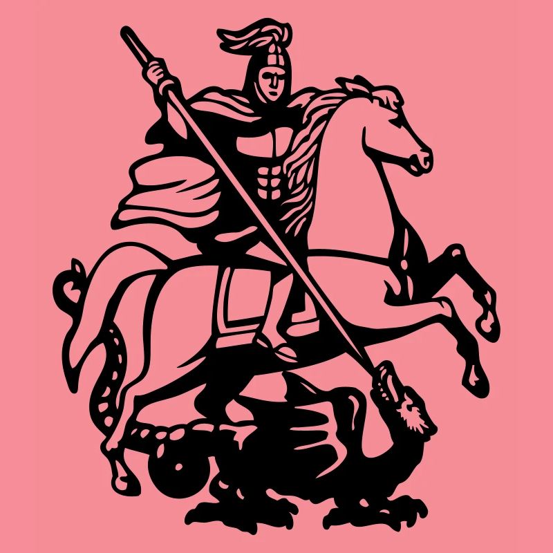 chevalier saint Georges terrassant le dragon