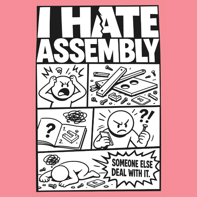 Je déteste les instructions d’assemblage