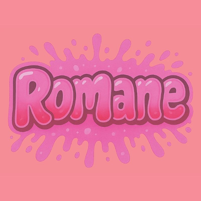 Graffiti Romane Name Gift Ideal Printable su