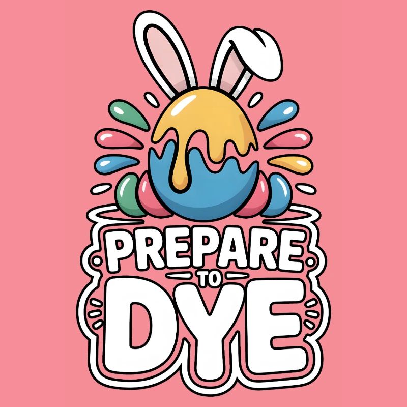 Prepare To Dye Funny Easter Saying