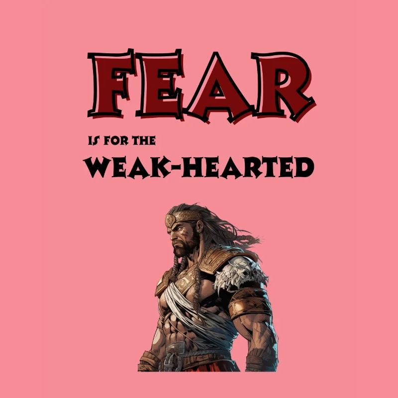 Fear is for the weak-hearted.